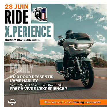 RIDE X.PERIENCE TOURING H-D BORIE LE 28 JUIN